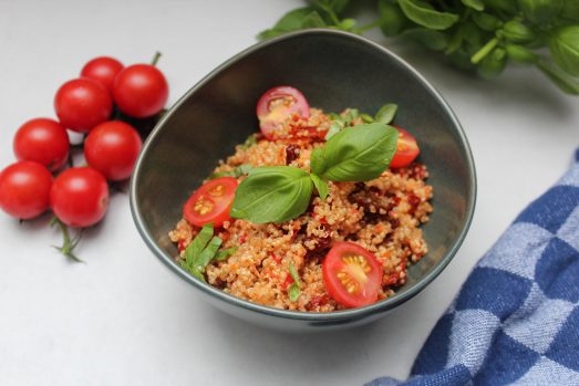 Quinoa z pomidorami i bazylią Thermomix przepisy