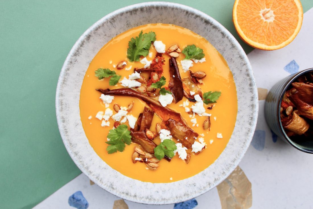 Zupa krem z dyni z nutą pomarańczy Thermomix Dietomix