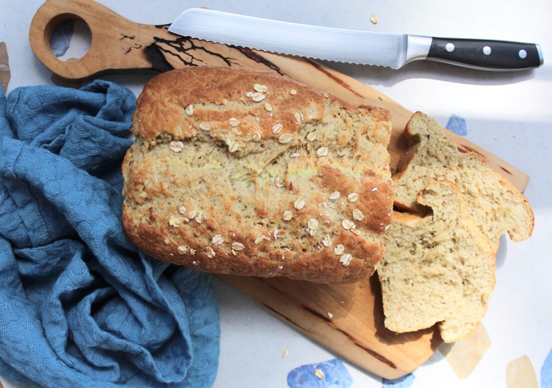 Pyszny chleb orkiszowy na drożdżach wykonany w Thermomix TM6