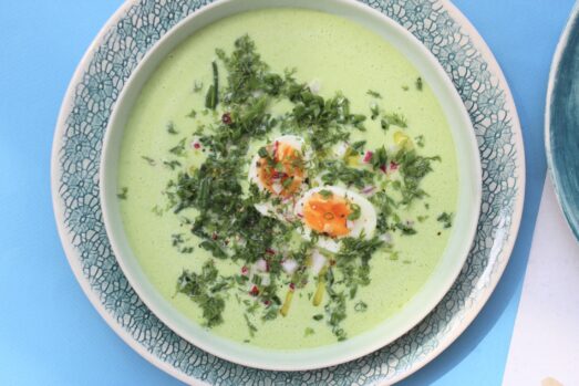 Chłodnik z ogórka - przepis o niskim indeksie glikemicznym na Thermomix