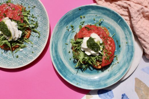 Sałatka z pieczonych batatów