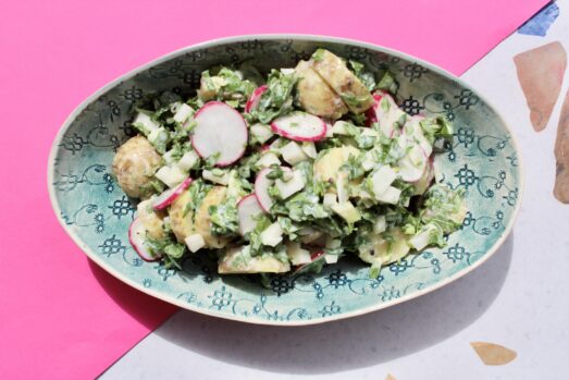 sałatka wiosenna z ziemniakami Thermomix przepisy Dietomix