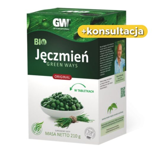 BIO JĘCZMIEŃ GREEN WAYS W TABLETKACH 600 SZT. 210 G (GRATIS)+ KONSULTACJA