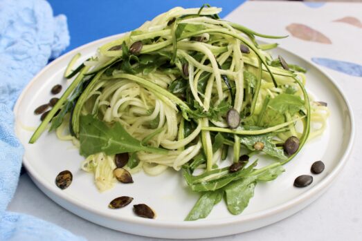 Makaron z cukinii z ziołami Thermomix przepis Dietomix