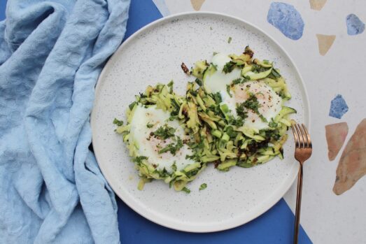 Hash Browns z cukinii z jajkiem