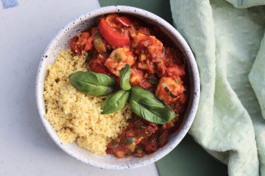 Gulasz z piersi z kurczaka