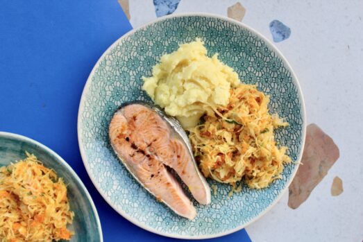 Ryba z ziemniakami przepis na Thermomix - Dietomix